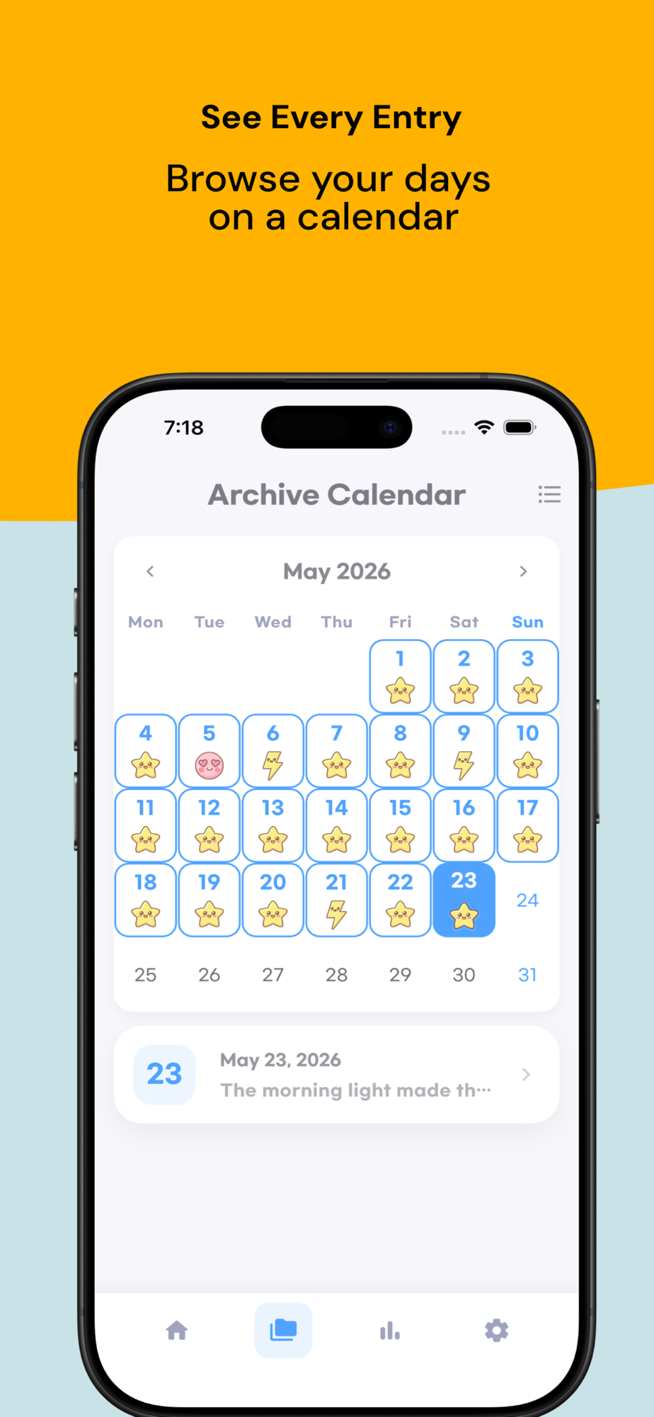 Daily Line Diary official App Store screenshot 3